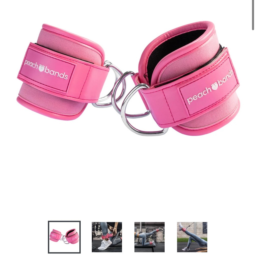 Peach Bands Ankle Straps